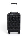 Guess Le Disko Travel 18” 8 Wheel Spinner Suitcase, Black