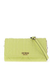 Guess Assia Mini Quilted Crossbody Bag, Chartreuse