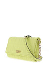 Guess Assia Mini Quilted Crossbody Bag, Chartreuse