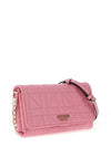 Guess Assia Mini Quilted Crossbody Bag, Pink