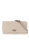 Guess Assia Mini Quilted Crossbody Bag, Stone