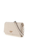 Guess Assia Mini Quilted Crossbody Bag, Stone