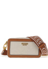 Guess Jovie Mini Crossbody Camera Bag, Cognac