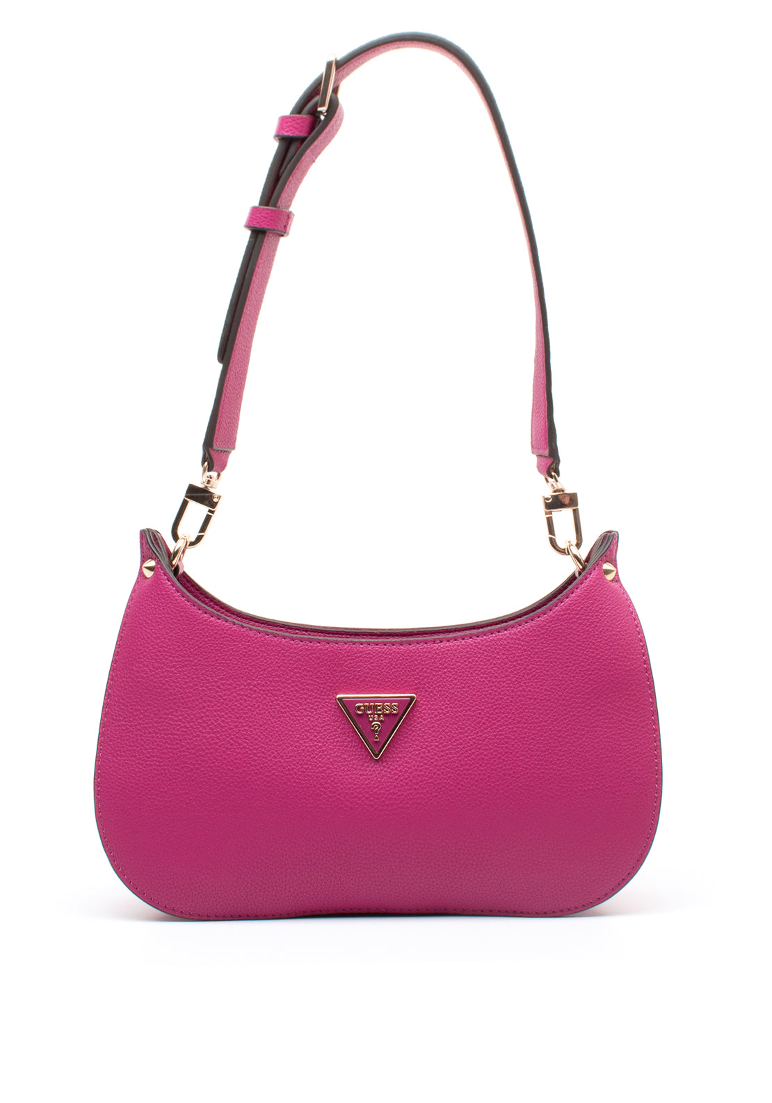 Guess Meridian Mini Top Zip Shoulder Bag, Boysenberry - McElhinneys