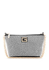 Guess Gilded Glamour Rhinestone Shoulder Bag, Black