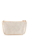 Guess Gilded Glamour Rhinestone Shoulder Bag, Pale Gold