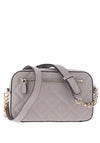 Guess Caddie Logo Patent Crossbody, Taupe