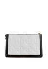 Guess Abey Quilted Mini Crossbody Bag, White