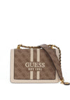 Guess Abey 4G Logo Crossbody, Latte