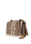 Guess Abey 4G Logo Crossbody, Latte