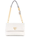 Guess Lisbet Woven Crossbody, Stone