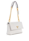 Guess Lisbet Woven Crossbody, Stone