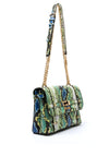 Guess Emilee Convertible Crossbody Bag, Turquoise Multi