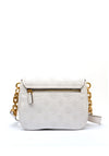 Guess Izzy Peony Debossed Logo Crossbody Bag, White