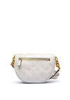 Guess Izzy Peony Mini Crossbody Bag, Stone Logo