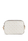 Guess Arlena Logo Print Crossbody Bag, White