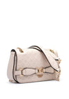 Guess Arlena Logo Embossed Crossbody Bag, Taupe