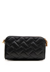 Guess Gracelynn Mini Double Zip Top Crossbody Bag, Black