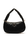 Guess Eda Chevron Stitch Shoulder Bag, Black