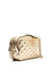 Guess Guilly Quilted Crossbody Camera Bag, Gold