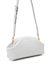 Guess Lisbet Woven Shoulder Bag, Stone