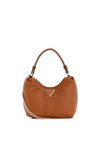 Guess Etel Woven Mini Hobo Bag, Cognac