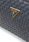 Guess Lisbet Woven Shoulder Bag, Black