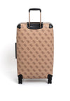 Guess Berta Travel 28” 4G Logo 8 Wheel Spinner Suitcase, Brown