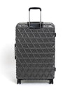 Guess Le Disko Travel 28” 8 Wheel Spinner Suitcase, Gun Metal