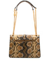 Guess James Faux Reptile Print Shoulder Bag, Amber Multi