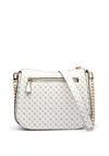 Guess Arlena Logo Print Medium Crossbody Bag, White