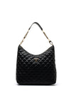 Guess Giully Quilted Hobo Shoulder Bag, Black