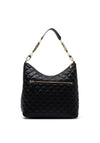 Guess Giully Quilted Hobo Shoulder Bag, Black