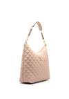 Guess Giully Quilted Hobo Shoulder Bag, Light Beige