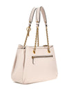 Guess Becci Logo Charm Shoulder Bag, Seashell