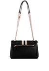 Guess Noelle Stripe Detail Shoulder Bag, Black