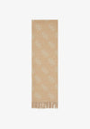 Guess Nolana 4G Logo Scarf, Latte Logo