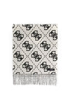 Guess 4G Logo Scarf 40x180cm, Bright Grey