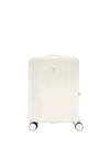 Guess Centennial Smooth 18” 8-Wheeler Spin Suitcase, White