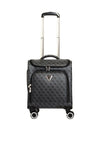 Guess Divvy Wheeled Under Seat Suitcase, Black