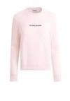 Guess Womens Embroidered Logo Sweatshirt, Pink