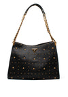 Guess Maranta Studded Shoulder Bag, Black