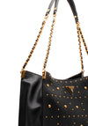 Guess Maranta Studded Shoulder Bag, Black