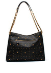 Guess Maranta Studded Shoulder Bag, Black