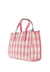 Guess Silvana Vichy Print Tote Bag, Pink