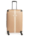 Guess Mildred Travel 4G Peony Logo 28” Spinner Suitcase, Taupe Logo