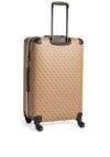 Guess Mildred Travel 4G Peony Logo 28” Spinner Suitcase, Taupe Logo