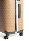 Guess Mildred Travel 4G Peony Logo 28” Spinner Suitcase, Taupe Logo