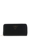 Guess Meridian Large Zip Around Wallet, Black