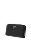 Guess Meridian Large Zip Around Wallet, Black